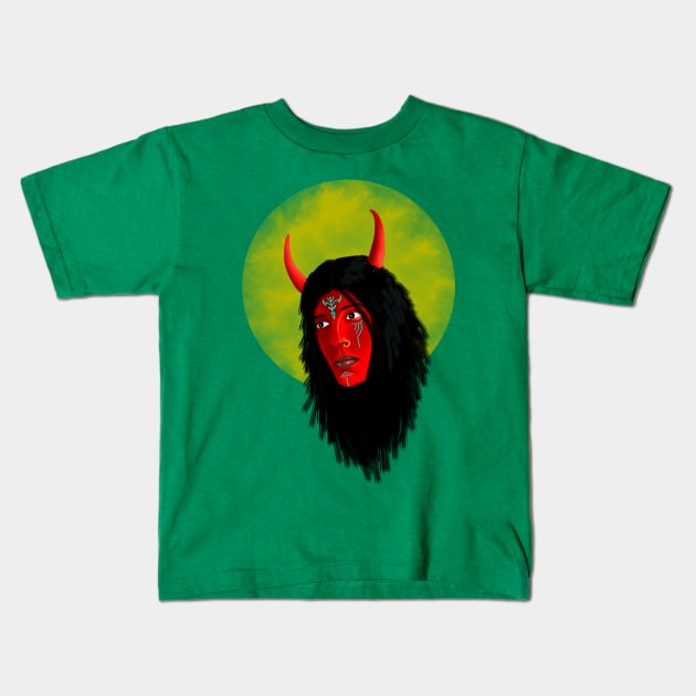 revolutionary witch Kids T-Shirt by HurdyGurdy